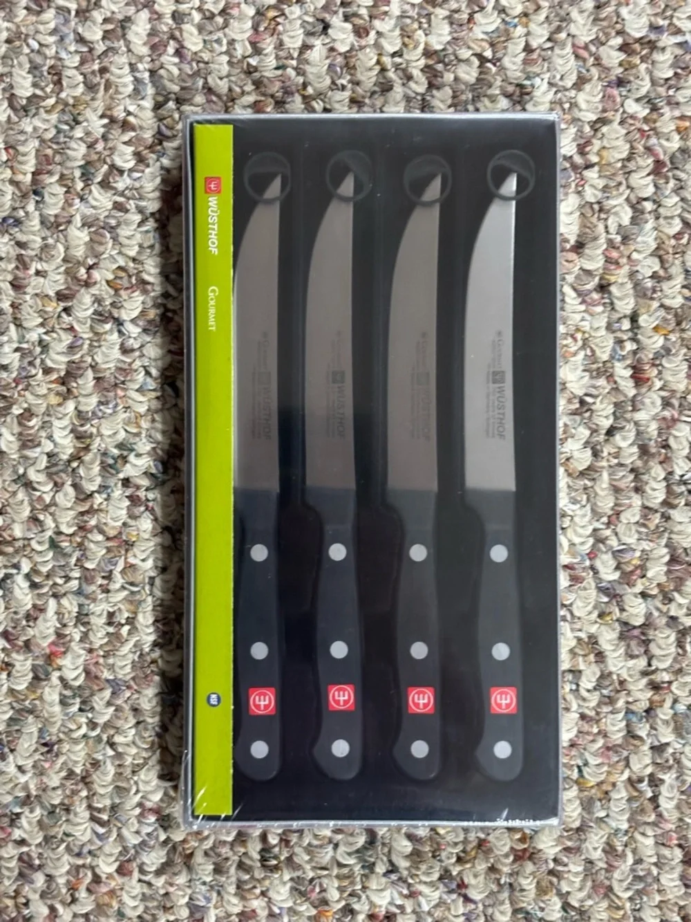 Wusthof Gourmet 4-Piece Steak Knife Set - 9729 / 4050/12cm - NEW - Germany - Picture 1 of 10